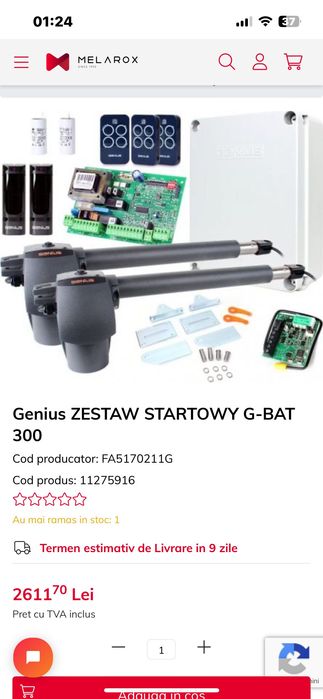 Automatizări motoare porți