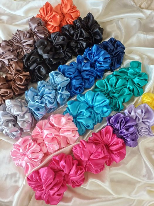 Скрънчи  ластик за коса 30 цвята