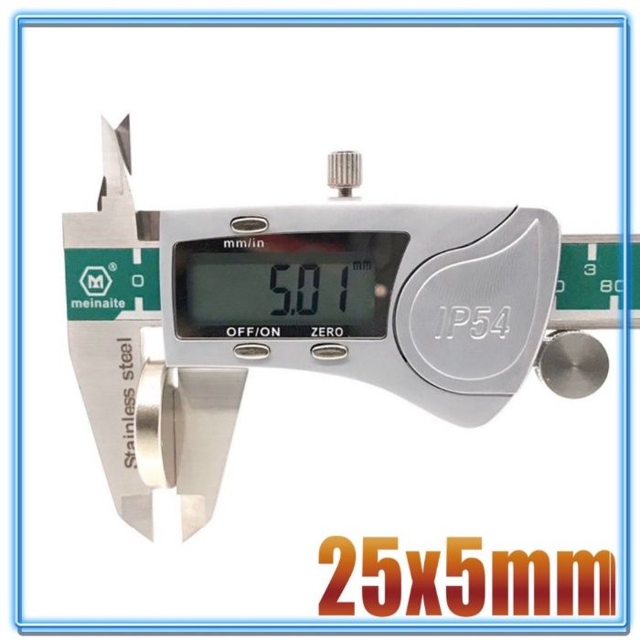 25x5mm МАГНИТ-10кг. неодимов N52, magnit, НЕОДИМОВ
