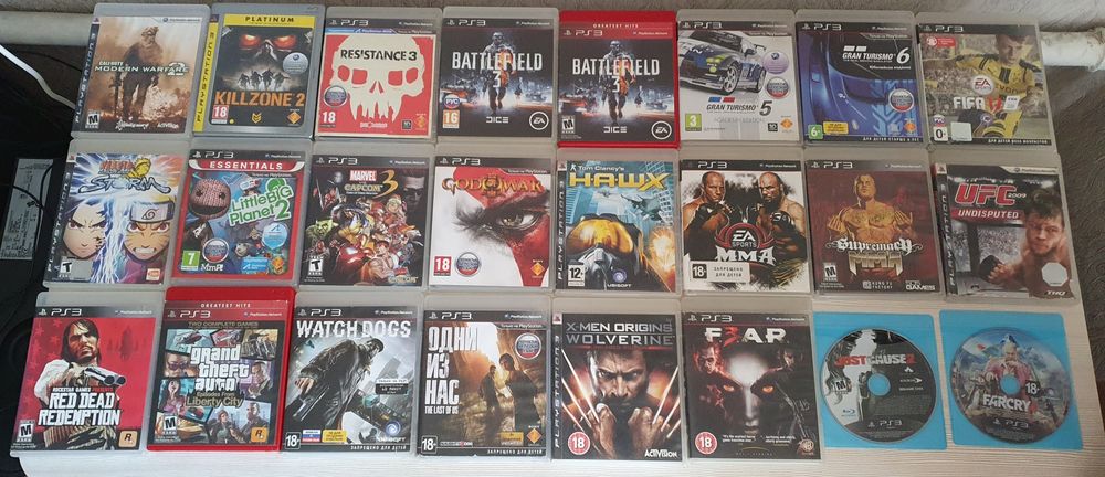 Игры на playstation 3.