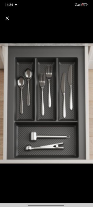 Organayzer (qoshiq,vilka) va oshxona anjomlari tortmasi uchun