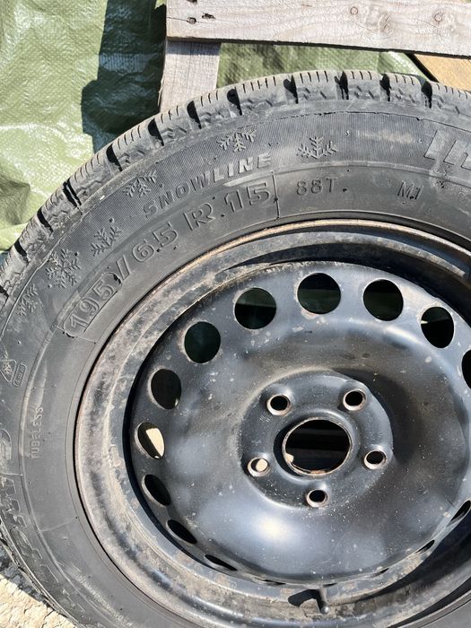Jante cu anvelope de iarnă golf 6
