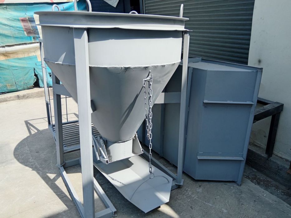 Бадья для бетона и корыто