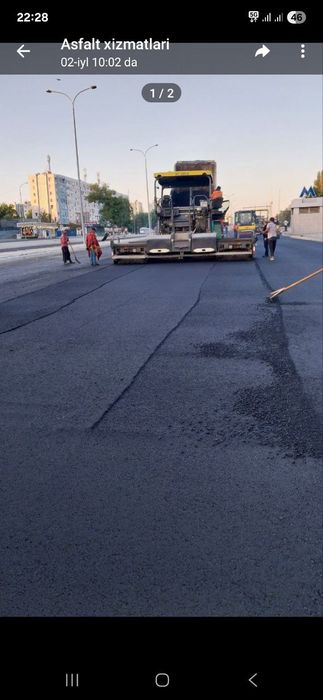 Asfalt Асфалть килиш хизмати