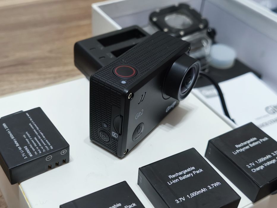 Cameră de acțiune GitUP Git2 | Stabilizare | 3 Baterii |
