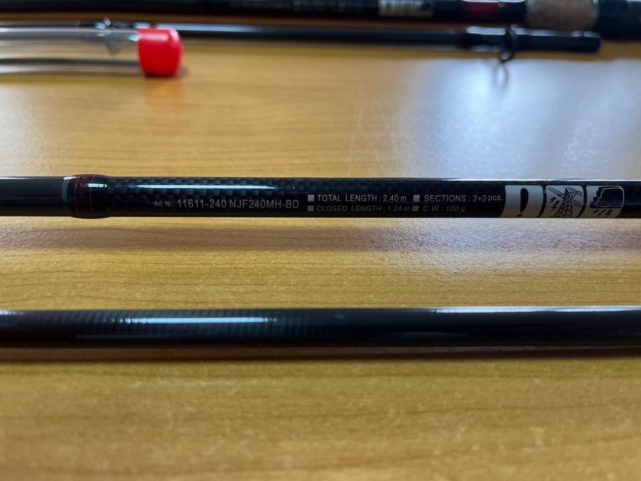 2 lansete DAIWA Ninja X Stalker Feeder 2.40 m