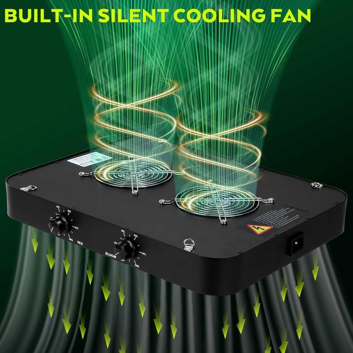 Lampă Grow LED 2000W MEISHILE Quantum Edition - VEG/BLOOM - 1140 LED