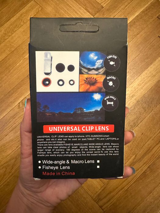 Коледен подарък - Комплект Обективи за телефон UNIVERSAL CLIP LENS