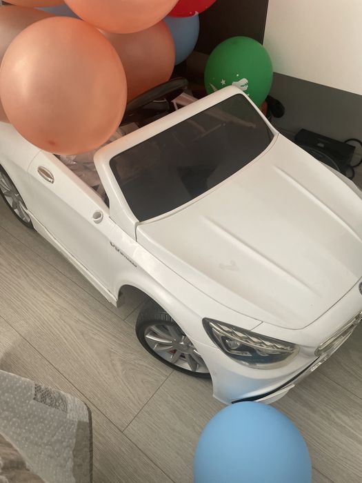 Masina copii Mercedes Benz alba