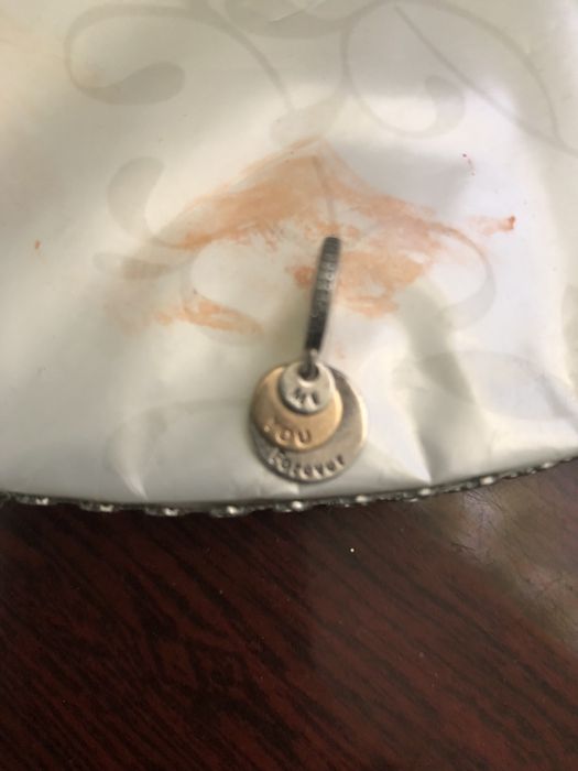 Шарм 925 серебро и 14k золото