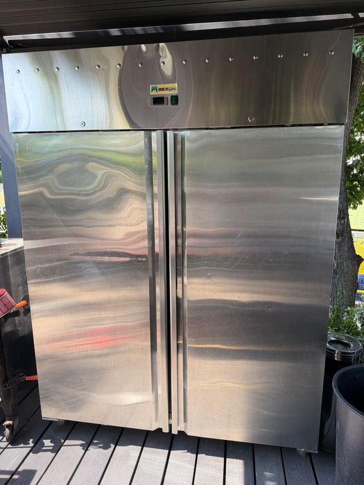 Frigider inox dublu
