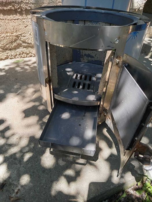 Vând boiler pe lemne - 110 litri - nou
