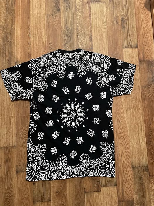 Supreme Hanes black bandana t-shirt