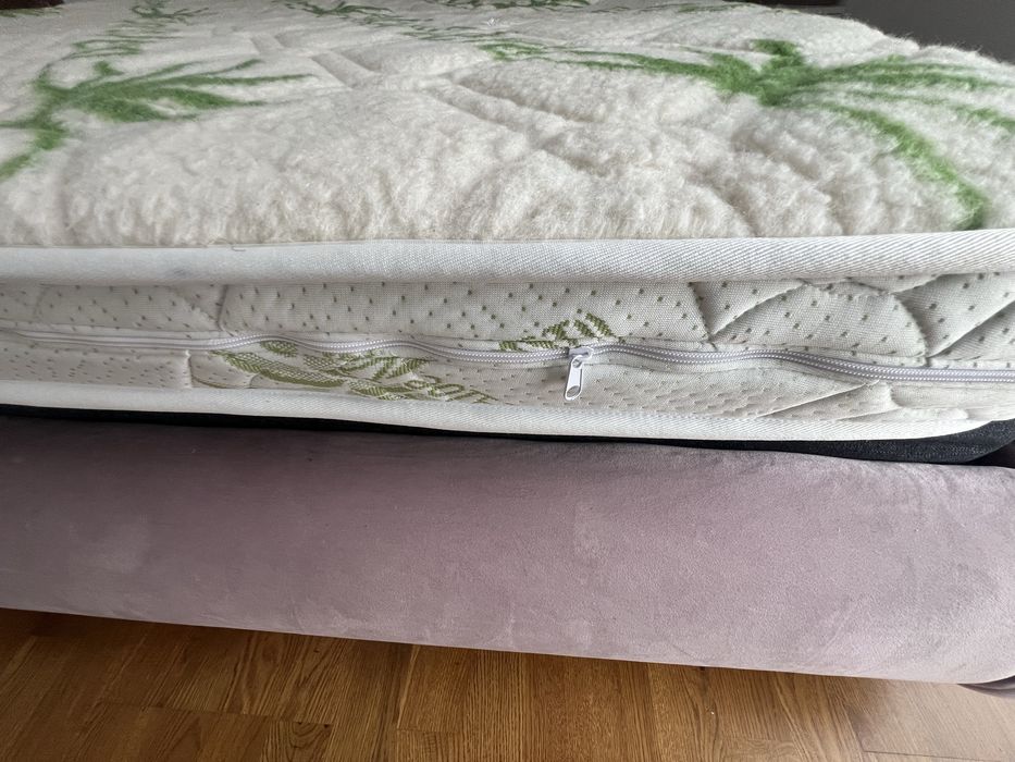 Topper saltea medico plus Aloe Vera lână merino 160/200cm