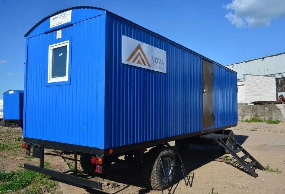 Контейнер на колесах. Бытовка/магазин/офис/штаб. G'ildirakli konteyner