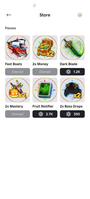 Продам акк блокс фрукт