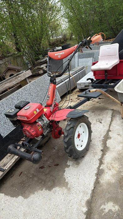 Motocultor Rotakt cu remorcă