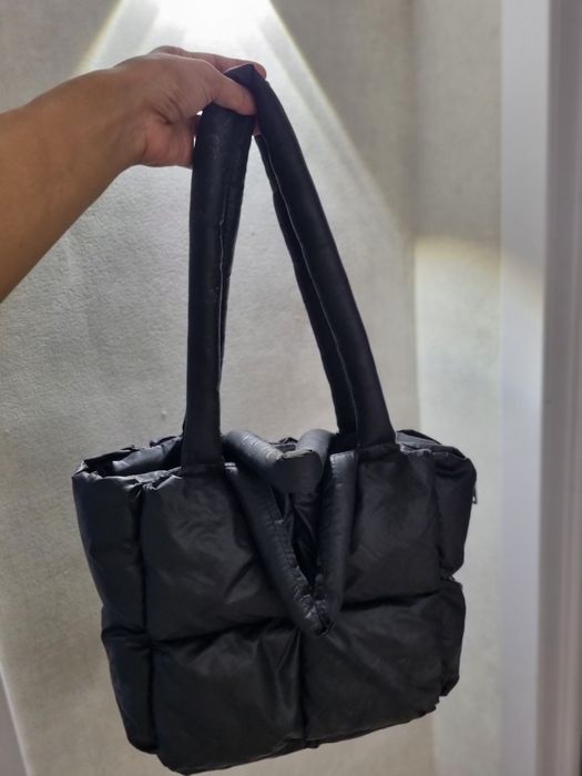 Сумка шоппер дутая