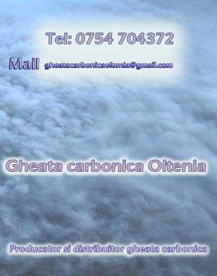 Gheata Carbonica  Dry ice