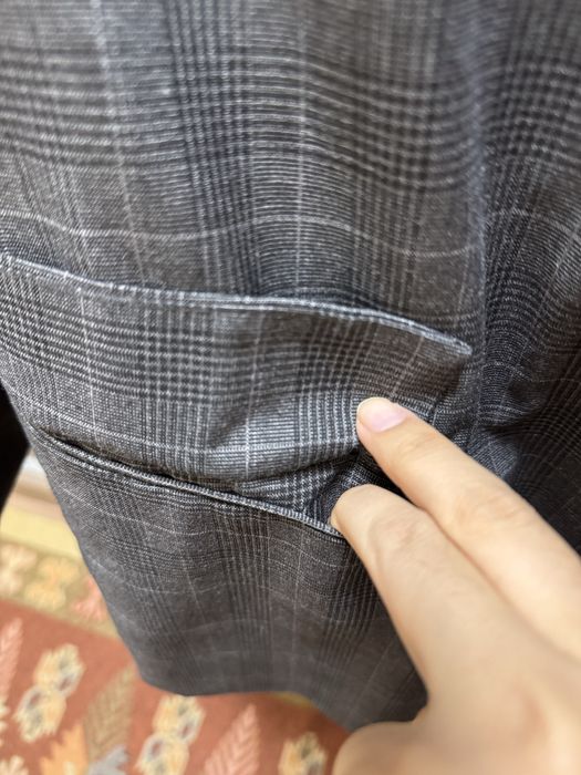 Пиджак в клетку Pull&Bear