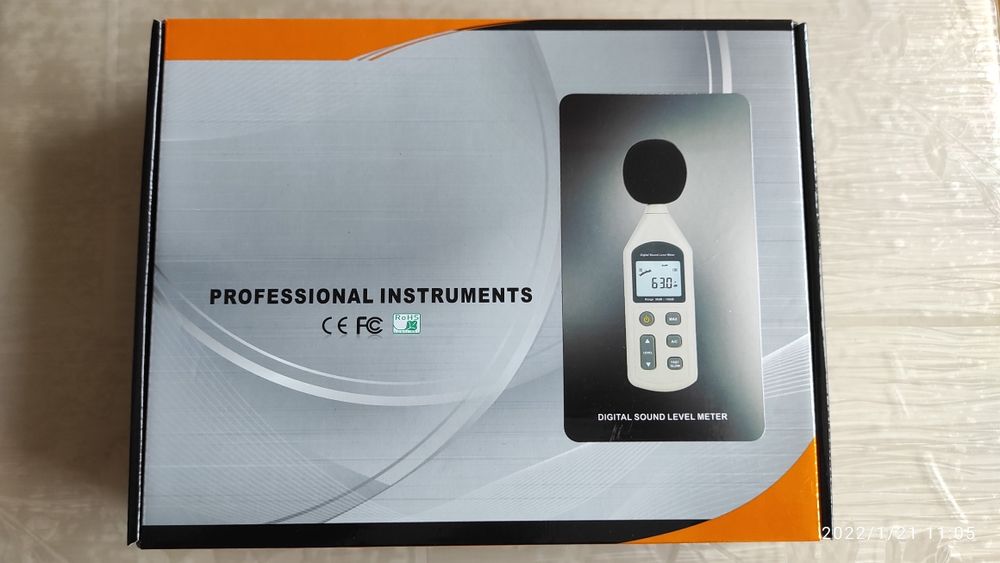 Професионален уред за измерване на шум