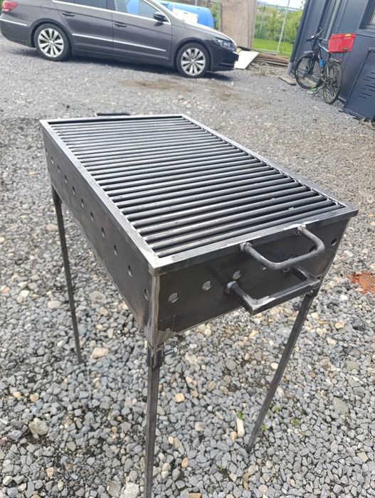 Gratar de gradina din tabla de 3 mm dimensiuni 60/40/90h