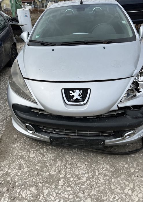 Peugeot 207 cc 1,6 HDI, Пежо 207 2009, За части кабриолет Пежо