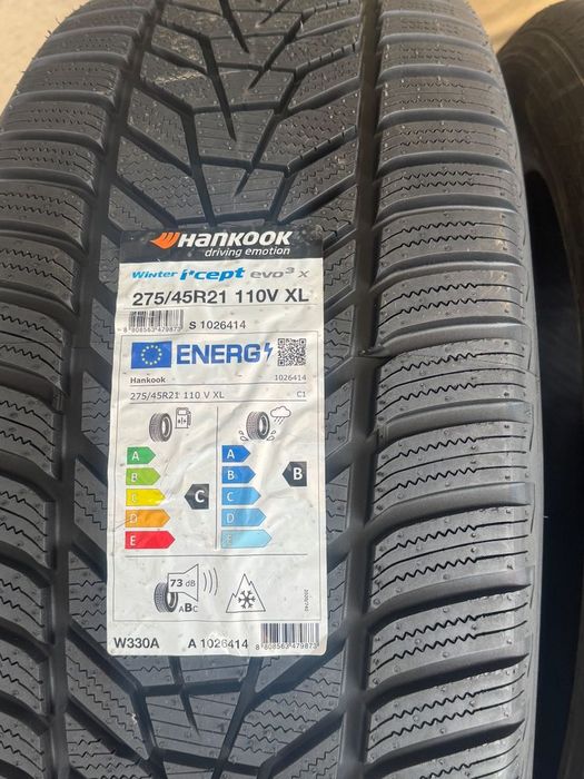 Vând set anvelope 275/45/21-315/40/21 hankook de iarnă noi