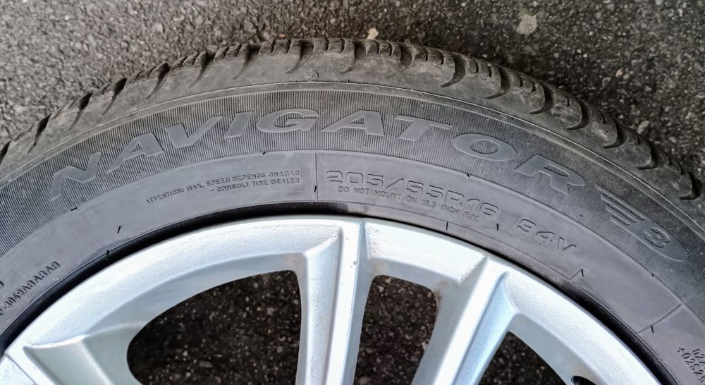 5х108 16 цола джанти с всесезонни гуми 205/55/16