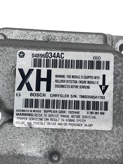 Calculator Airbag Jeep Commander Xk, Xh 2005 - 2010 04896034Ac