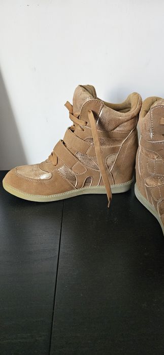 Maxine - Ghete dama, FIS209640CMD, camel, toc ortopedic, ascuns, talpa