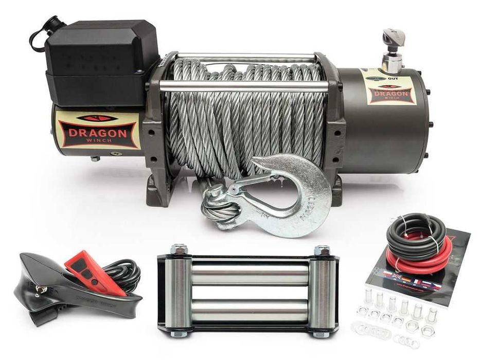 Troliu Dragon Winch 16000 lbs(trage 7257 kg) la 12V sau 24V