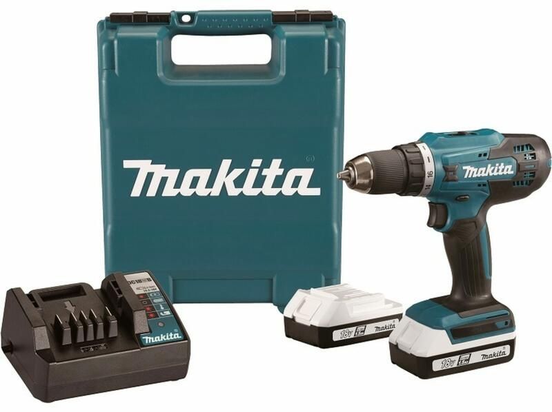 Masina de gaurit si insurubat cu 2 acumulatori Makita DF488D002