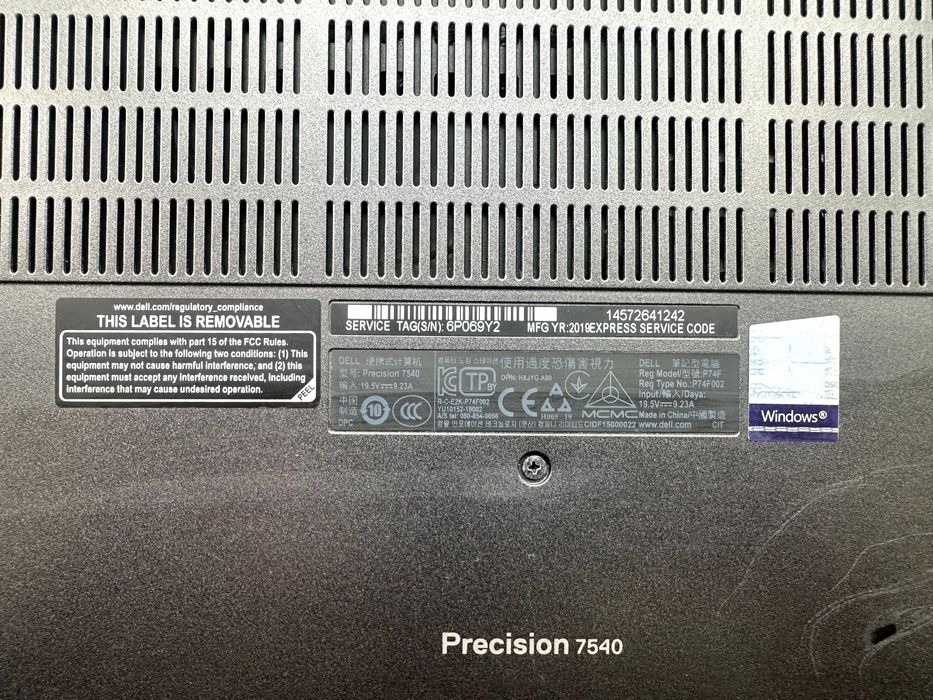 Vand Laptop Dell Precision 7540 cu Touchscreen