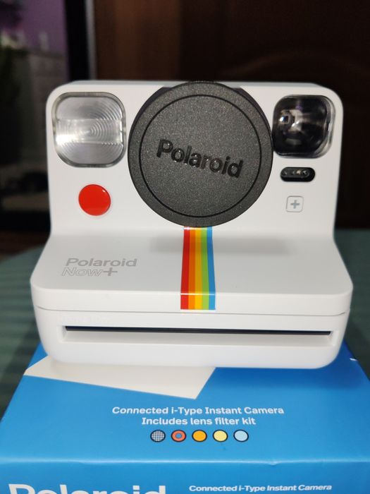 Polaroid Now+ aparat foto instant nou, kit filtre inclus