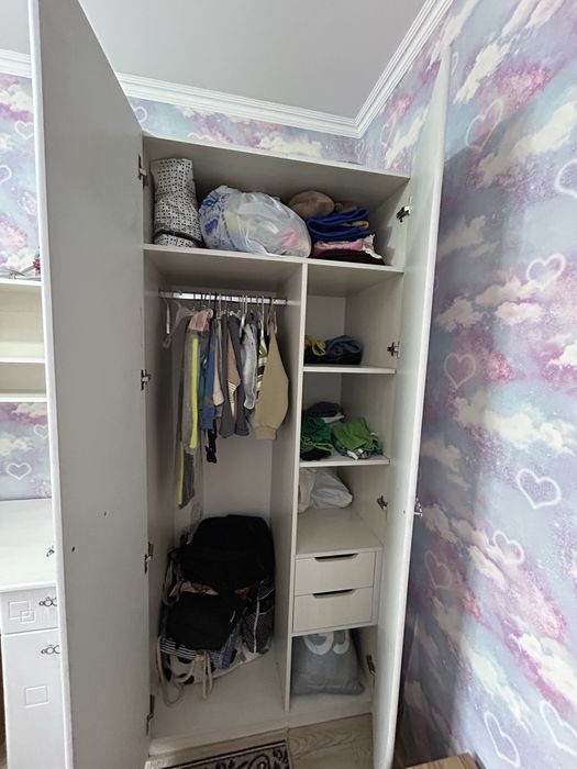 Детский кровать шкаф