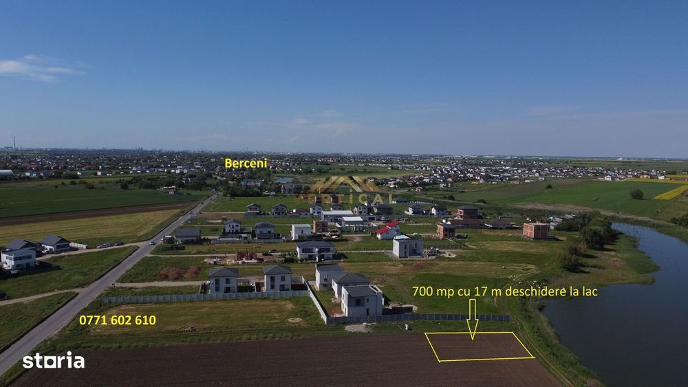 Teren Premium 700 mp, oportunitate, Berceni/ Vidra