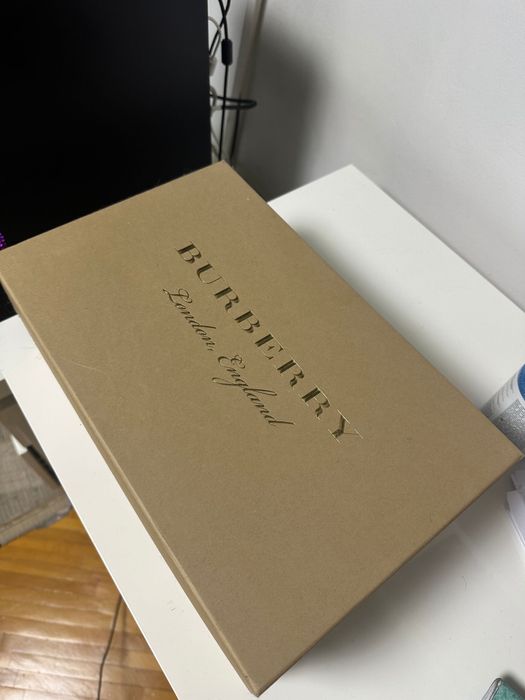 Adidasi Burberry Albert White Perforated Leather 43