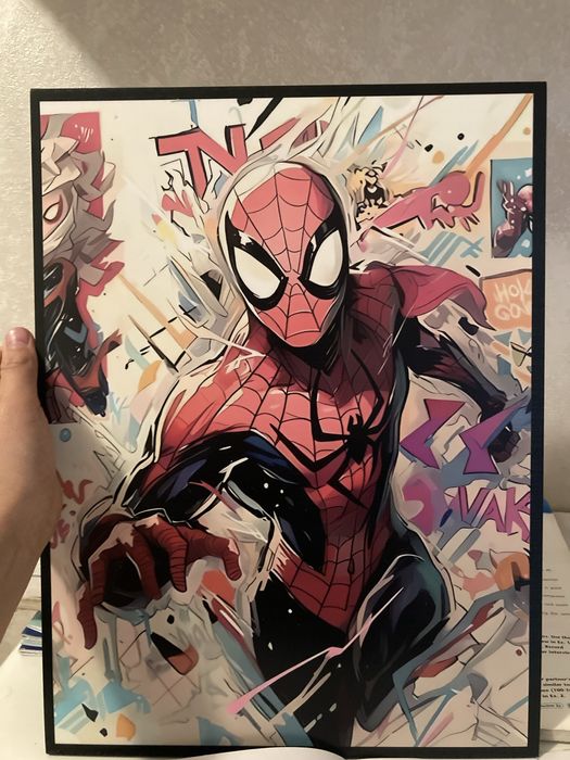 Картина человека паука