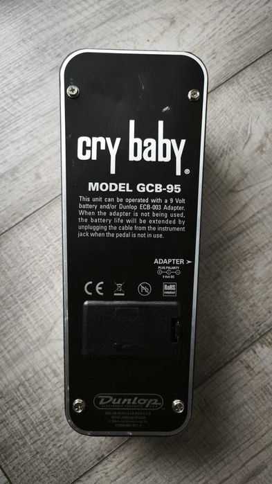 Pedala efect chitara Wah Wah Dunlop CGB-95 Cry Baby Made in USA - Garantie