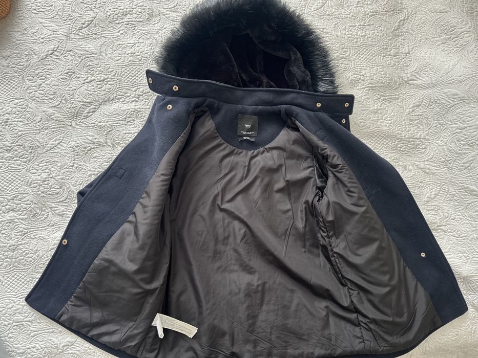 Осеннее утеплённое пальто