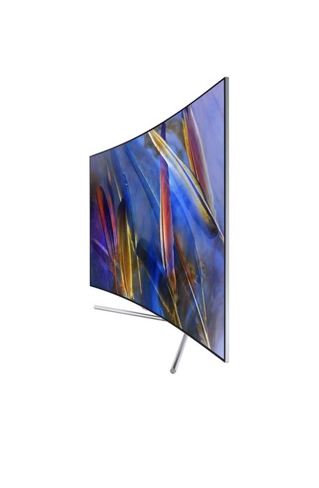 Televizor QLED Curbat Smart Samsung, 138 cm, 55Q7C, 4K Ultra HD, Clasa B( 1199 lei pret fix)oferta de weekend