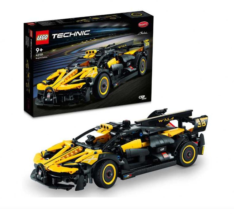 LEGO Technic 42151, Bolid Bugatti, 905 piese, 9+ ani