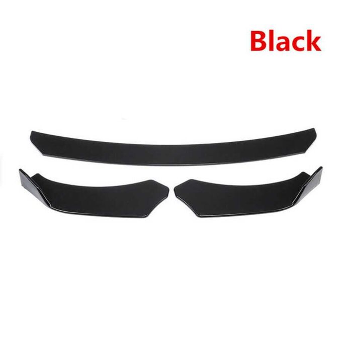 Сплиттер переднего бампера универсальный (3 детали)