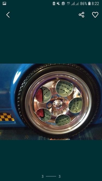 Кровать- машина, глянцевая