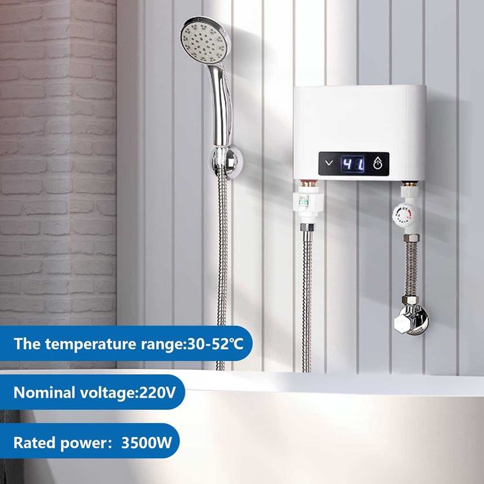 Boiler electric instant 3500W –Afisaj LED– Temperatura reglabila