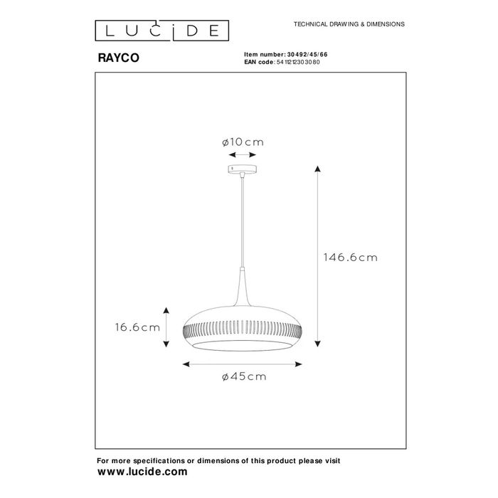 Lustra Lucide model Rayco
