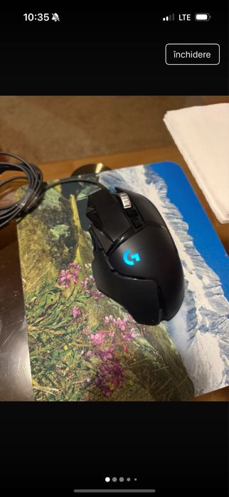 Mouse gaming Logitech G502