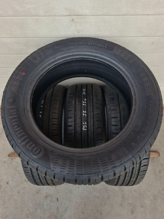 Нови летни гуми 4 броя CONTINENTAL ContiEcoContact5 195 55 R15