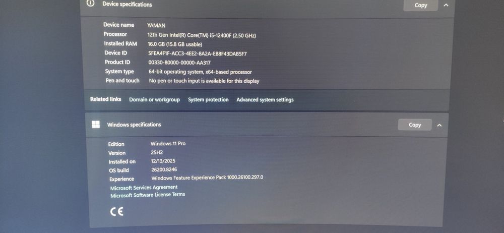 i5 12400f kanpyuter sotiladi